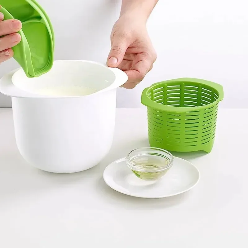 Kitchen Gadgets Recipes - Mesin pembuat keju silikon Microwave, mesin
