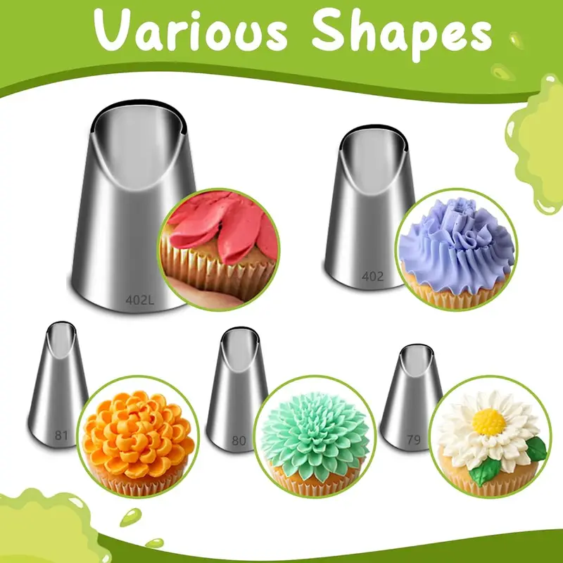 Kitchen Gadgets Oxo - 5 Buah Set Nozel Pipa Baja