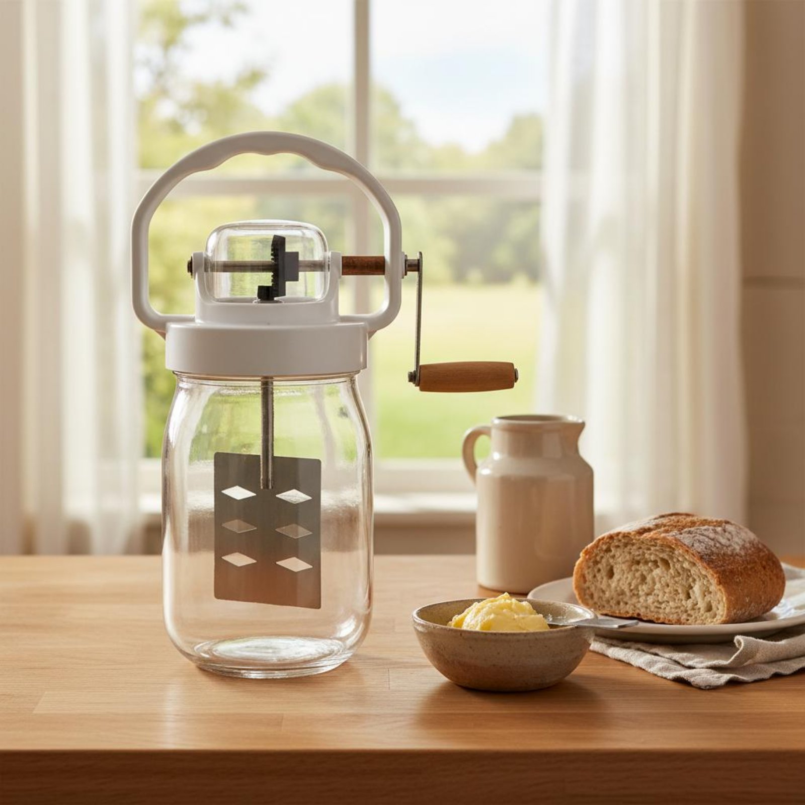 Kitchen Hand Gadgets - Pengaduk Mentega Manual Mudah Dibersihkan, Penggiling