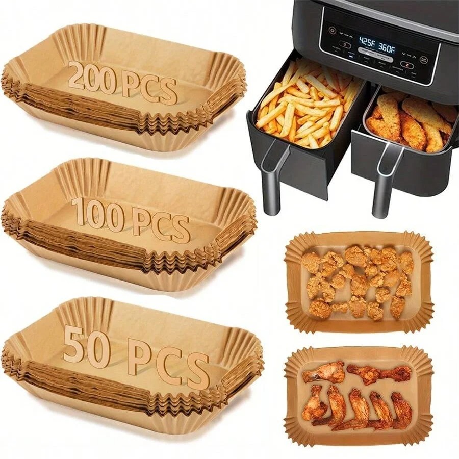 Kitchen Gadgets Air Fryer - Kertas Pelapis Penggorengan Udara Sekali Pakai