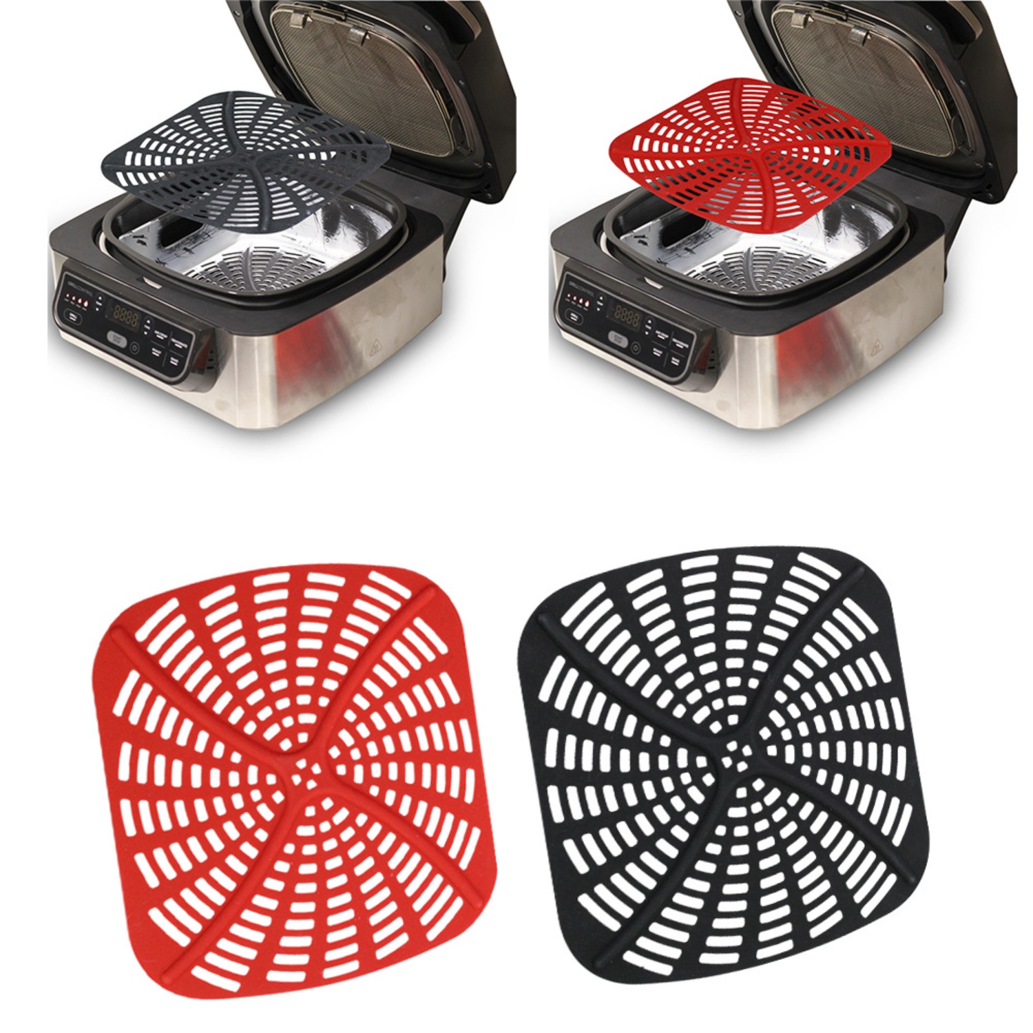 Ninja Air Fryer Af300 - 2 Buah Set Pelapis Silikon Dapat