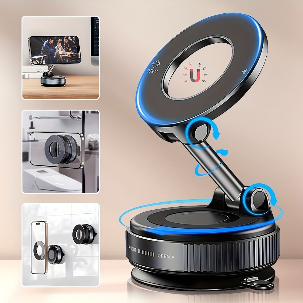 Kitchen Gadgets Recipes - Penyangga Ponsel Magnetik dengan Suction Cup,