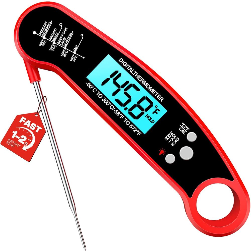 Kitchen Gadgets Air Fryer - Termometer Daging Digital untuk Memanggang, BBQ,