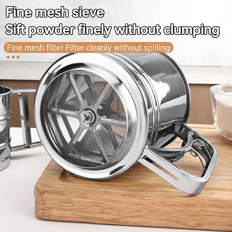 Saringan Tepung Stainless Stee - Kitchen Hand Gadgets ulasan dan harga