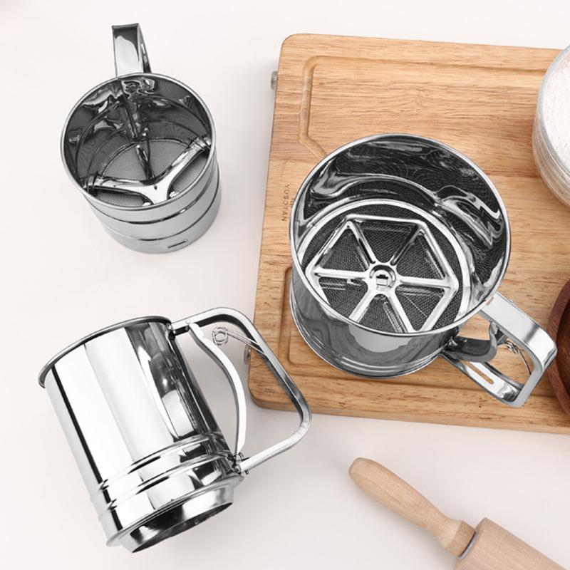 Saringan Tepung Stainless Stee - Kitchen Hand Gadgets ulasan dan harga