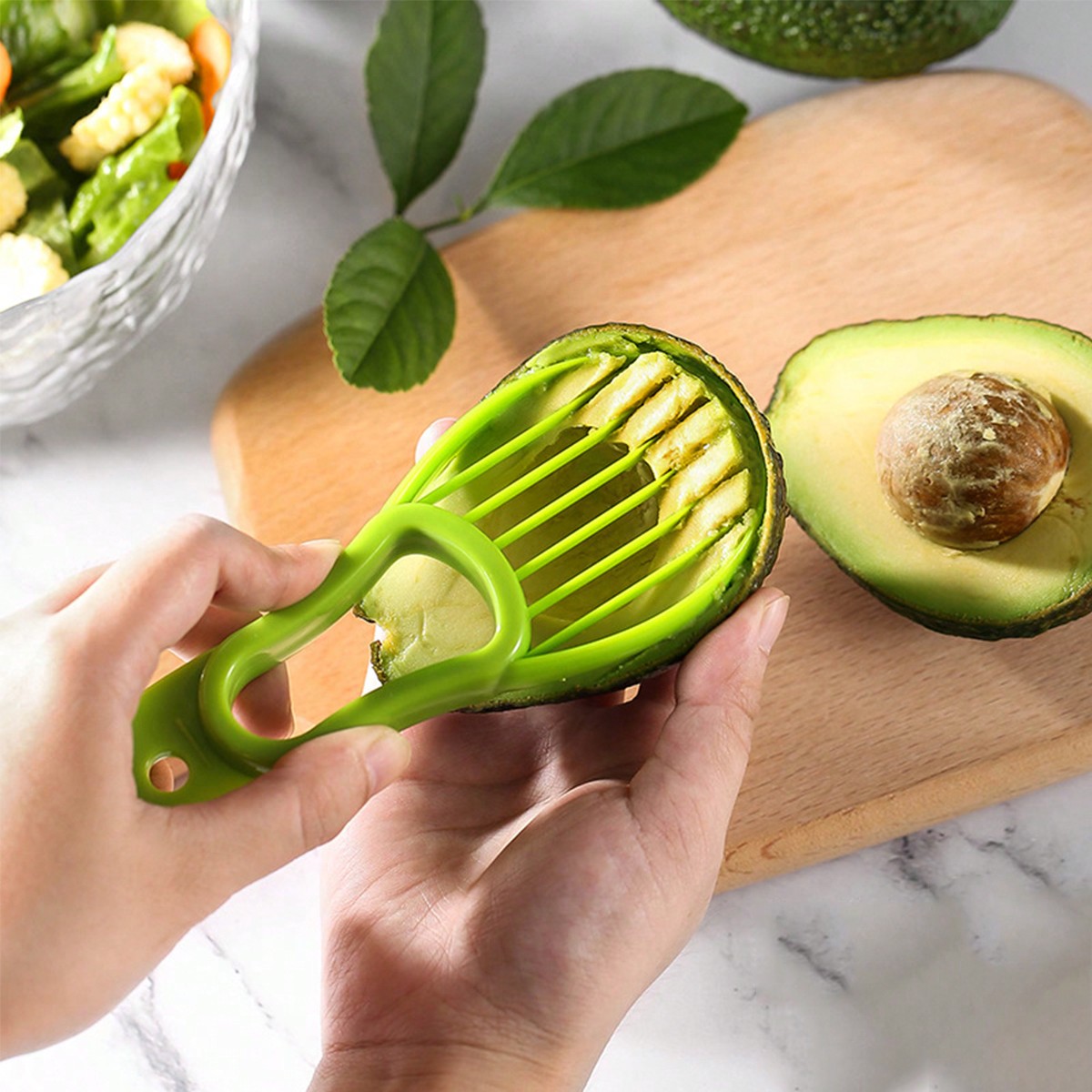1 Buah Pengupas Alpukat, Pisau - Avocado Slicer Tool ulasan dan harga