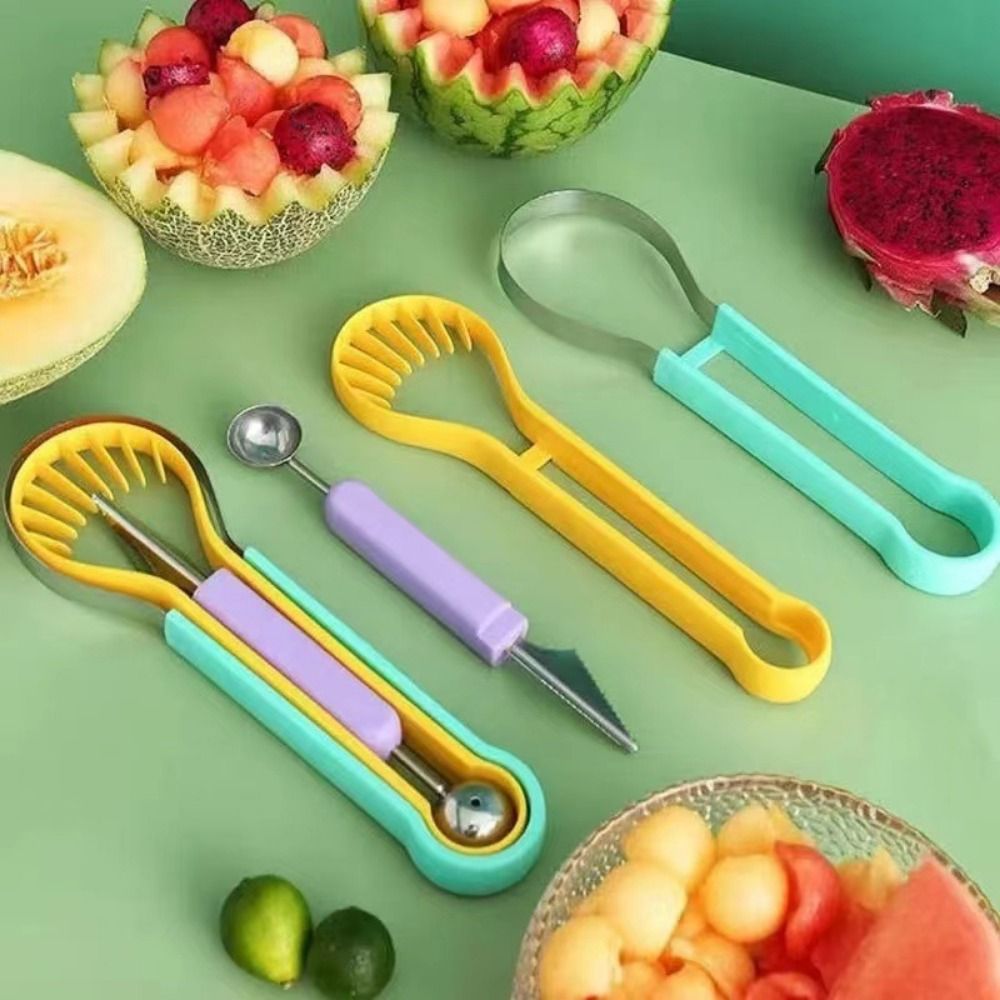 Alat Pengupas Melon 3 in 1 Mud - Avocado Slicer Tool ulasan dan harga