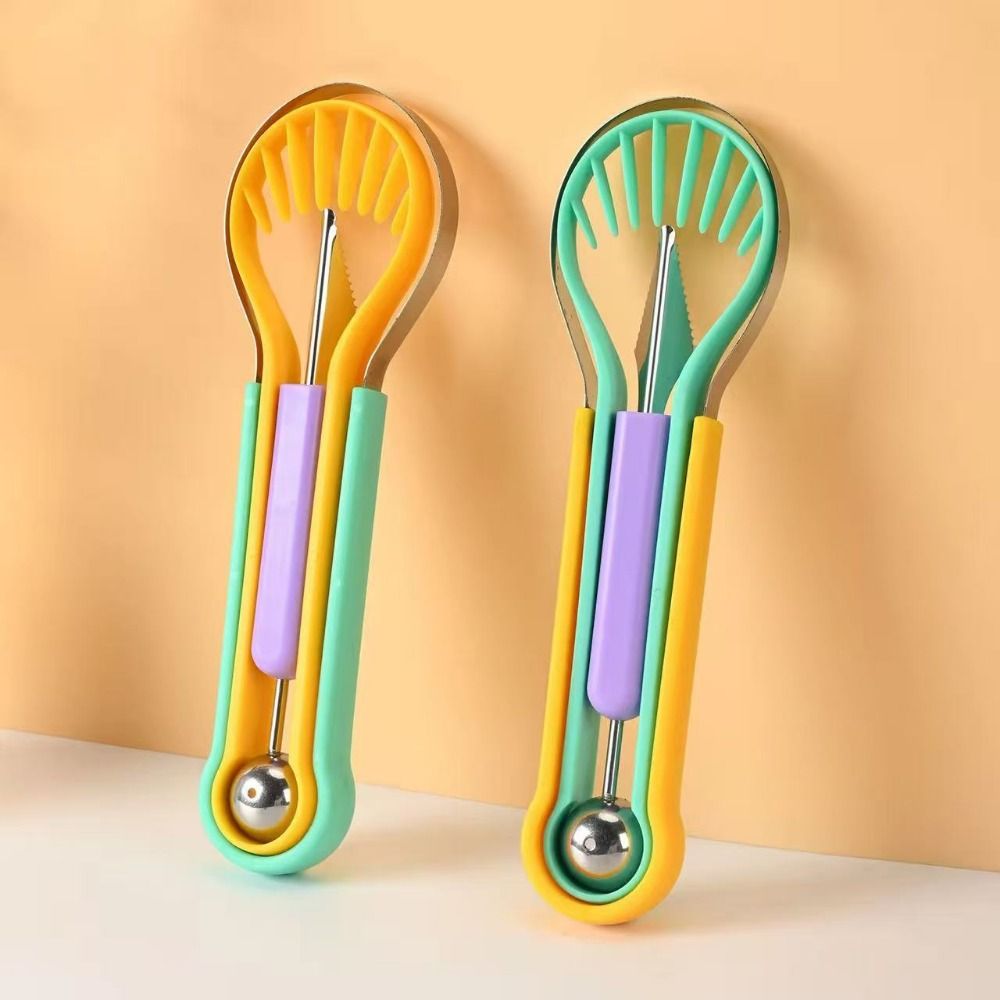 Alat Pengupas Melon 3 in 1 Mud - Avocado Slicer Tool ulasan dan harga