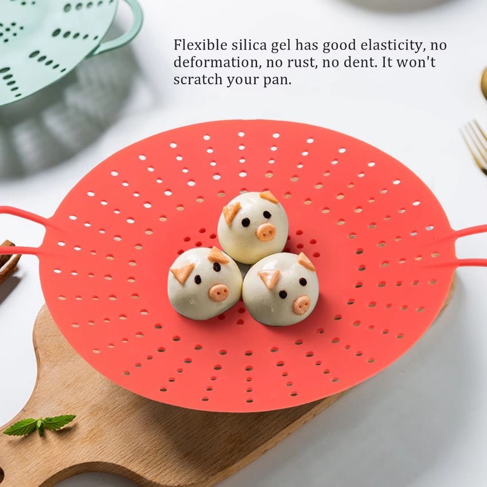 Keranjang Pengukus Silikon yan - Silicone Steamer Basket ulasan dan harga