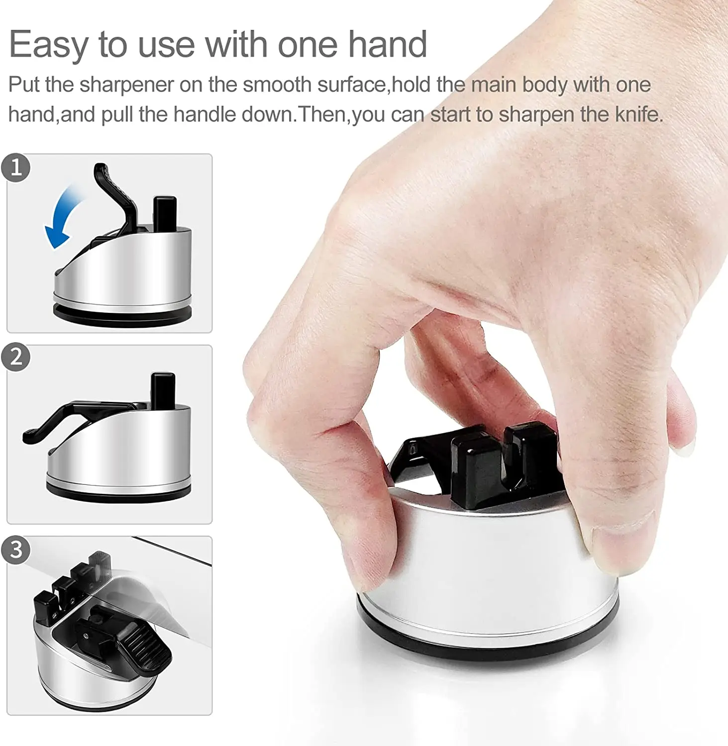 Pengasah Pisau Tanpa Sentuh 20 - Kitchen Hand Gadgets ulasan dan harga