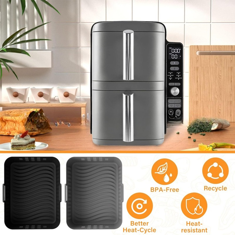 Alas Silikon Penggoreng Udara  - Silicone Steamer Basket ulasan dan harga