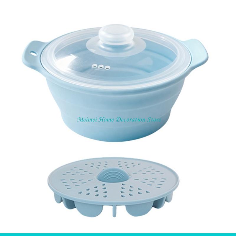 H7BF Wadah Kukus Aman untuk Mi - Silicone Steamer Basket ulasan dan harga
