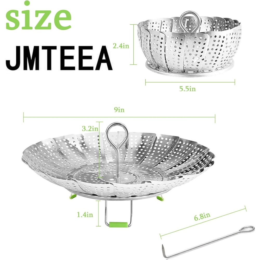 Keranjang Pengukus Baja Tahan  - Silicone Steamer Basket ulasan dan harga