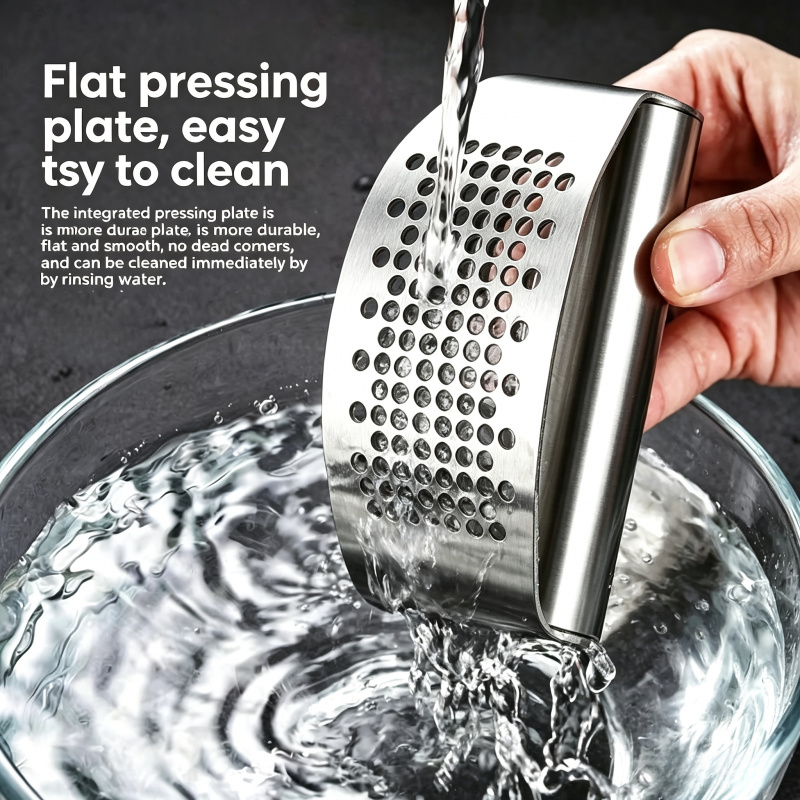 Alat Penekan Bawang Putih Manu - Manual Garlic Press ulasan dan harga