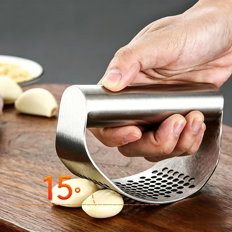 Alat Penekan Bawang Putih Manu - Manual Garlic Press ulasan dan harga