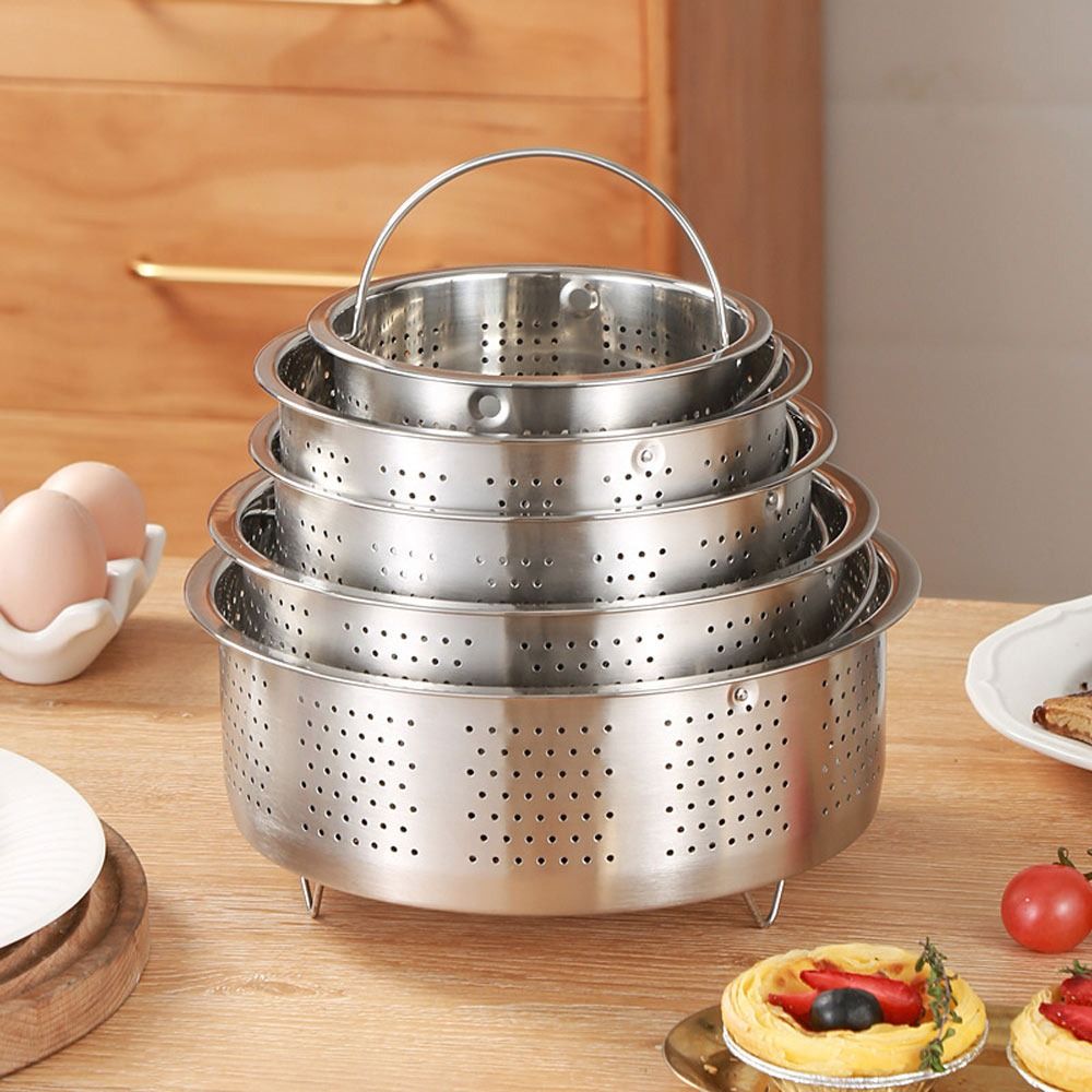 Keranjang penanak nasi Stainle - Silicone Steamer Basket ulasan dan harga
