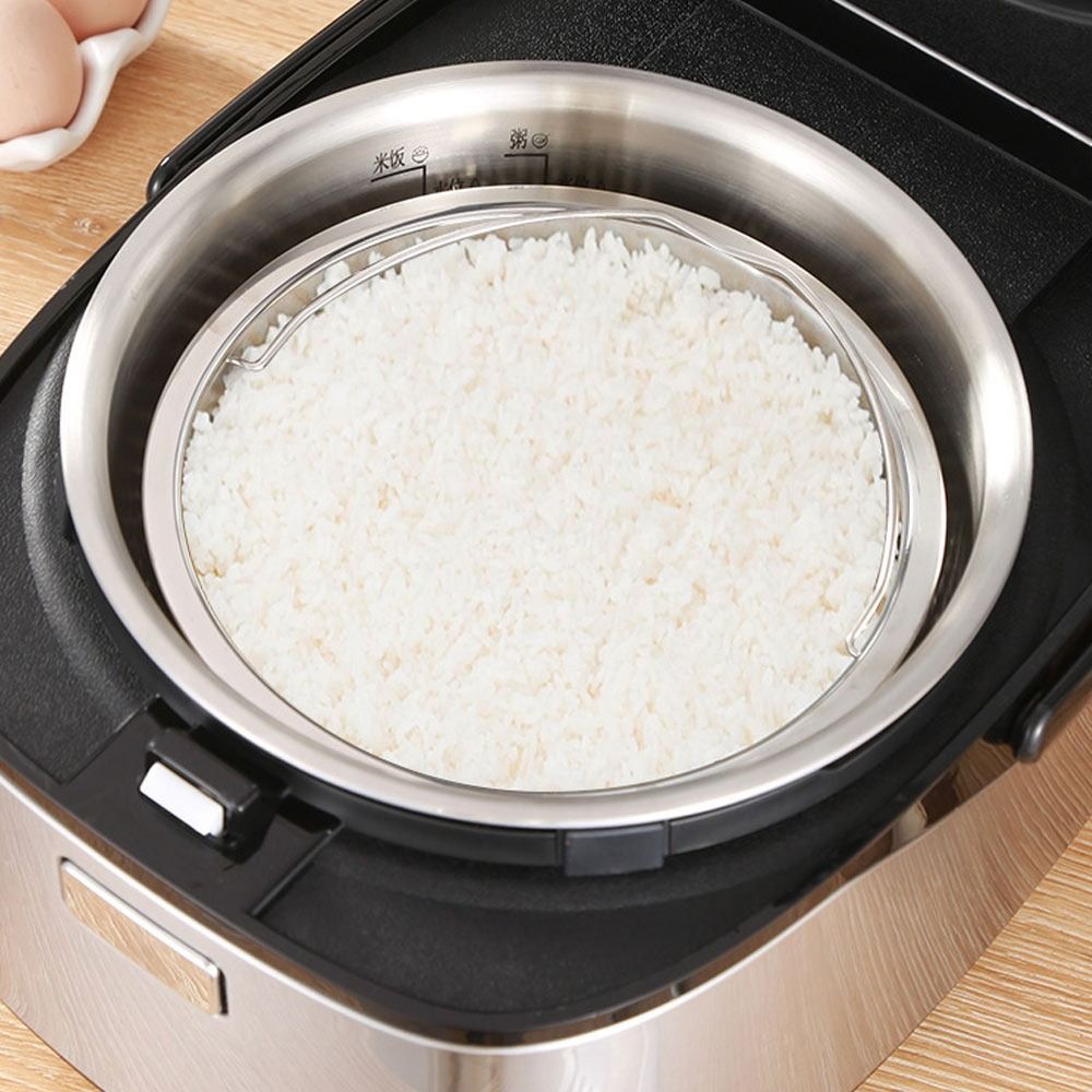 Keranjang penanak nasi Stainle - Silicone Steamer Basket ulasan dan harga