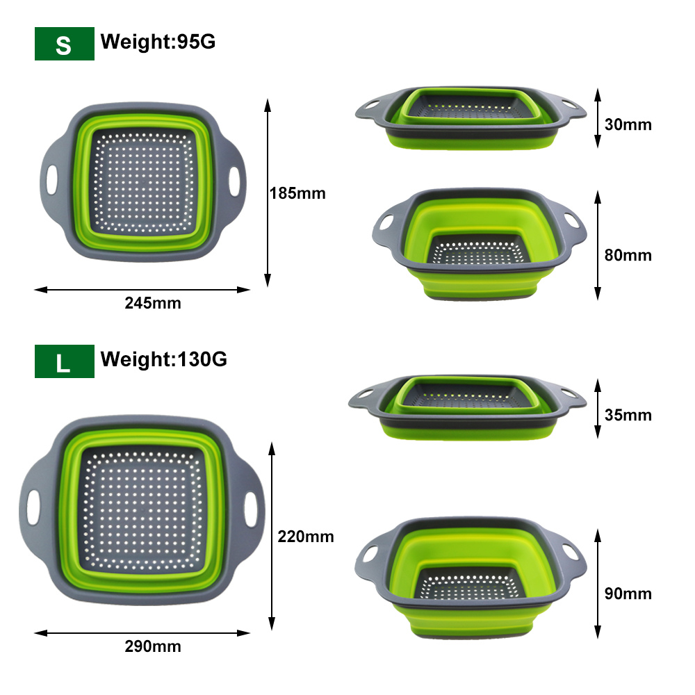 Saringan Cuci piring silikon l - Silicone Steamer Basket ulasan dan harga