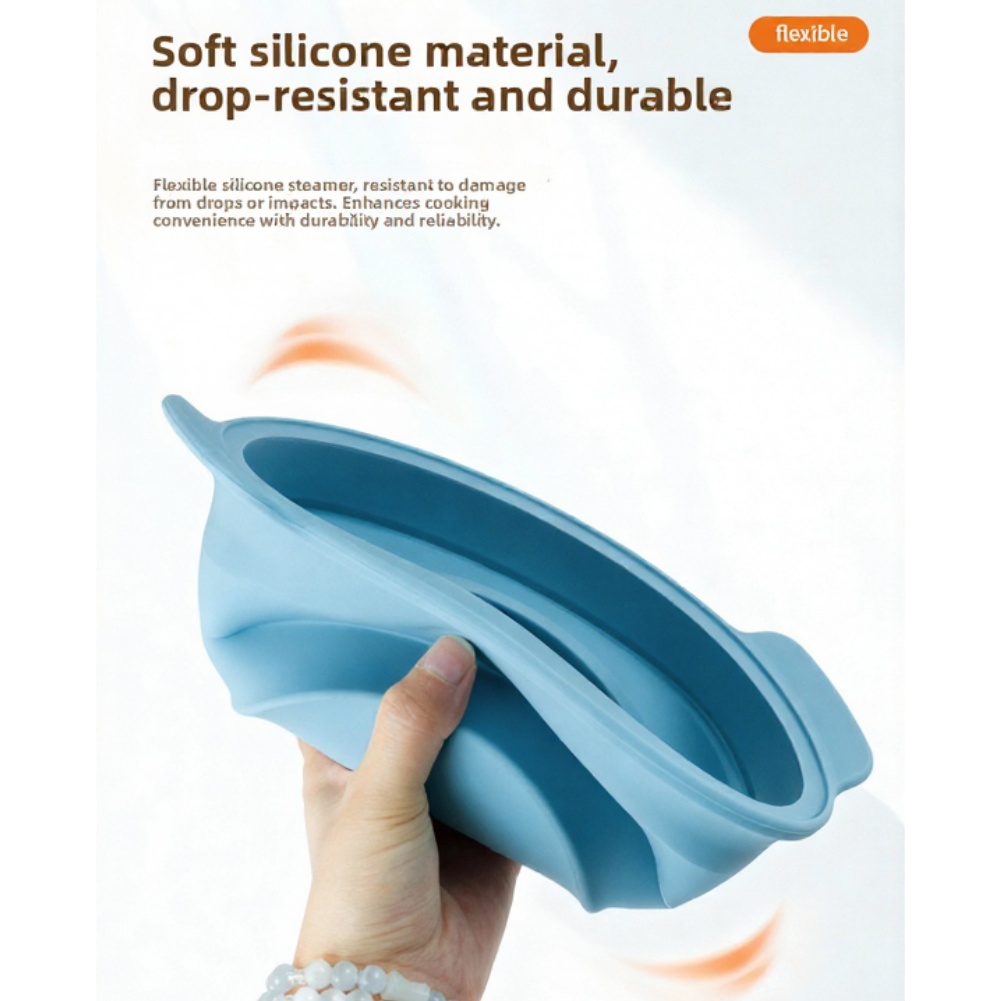 Keranjang Pengukus Microwave S - Silicone Steamer Basket ulasan dan harga