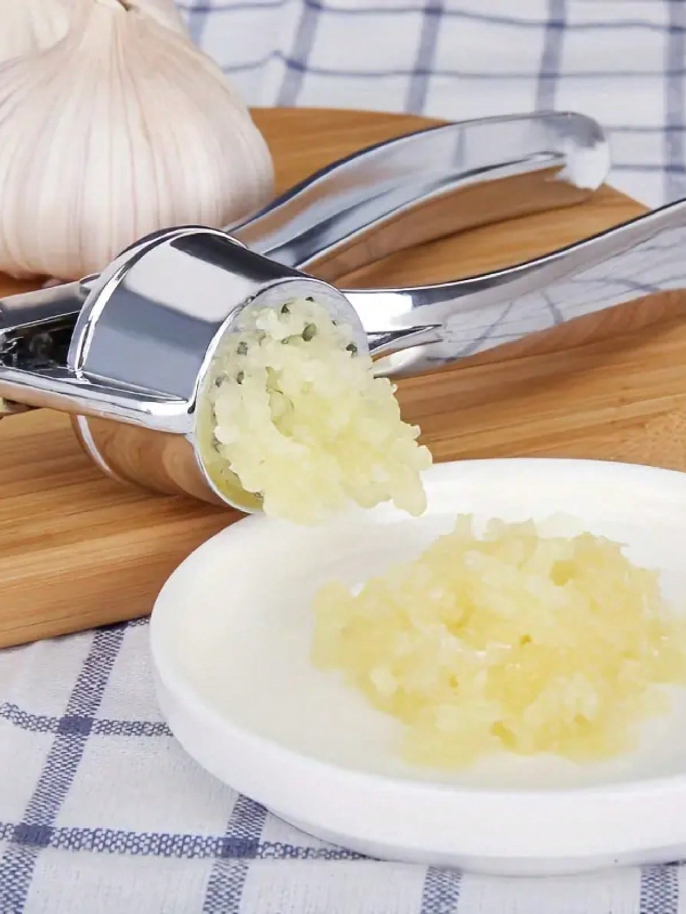 Alat Penghancur Bawang Putih D - Manual Garlic Press ulasan dan harga