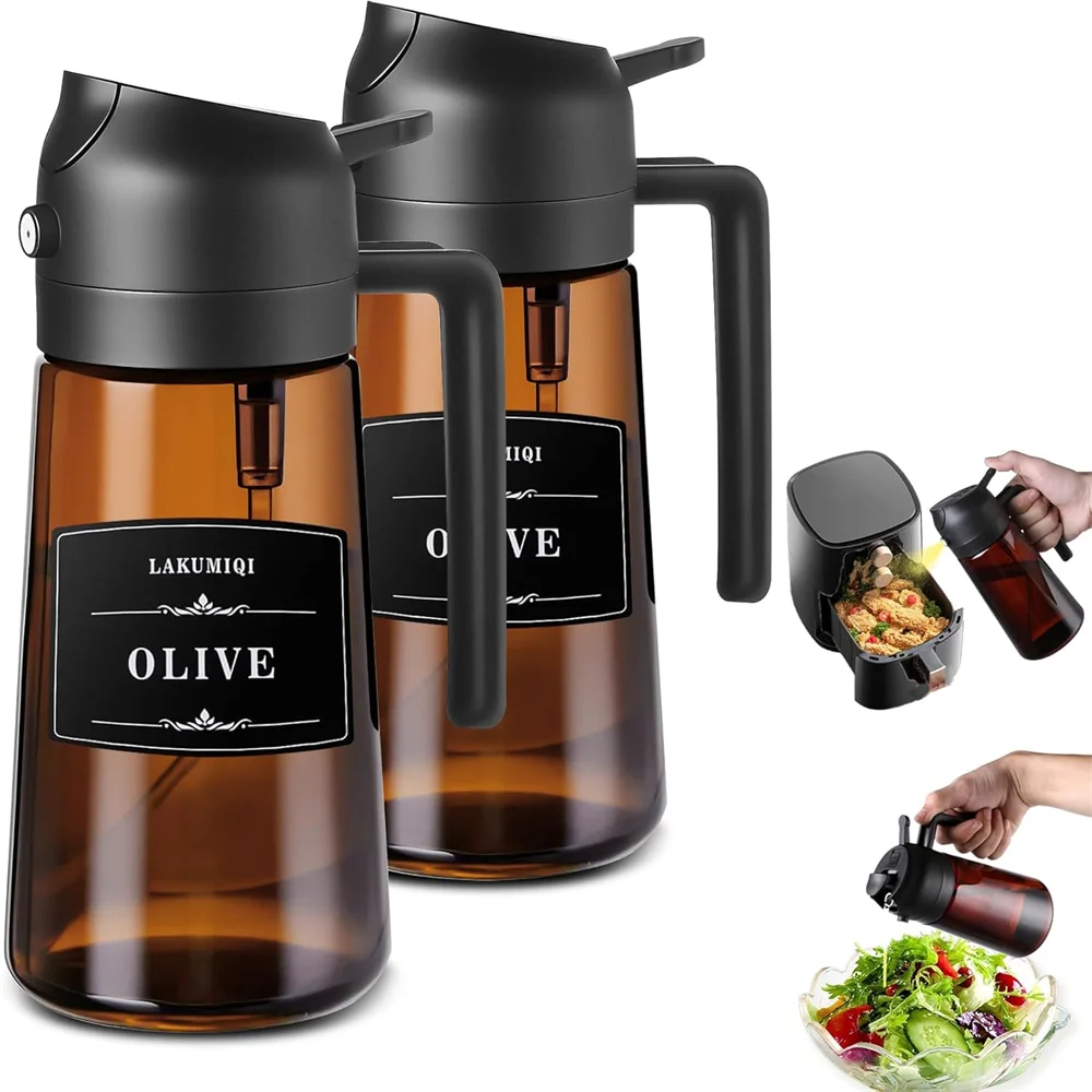 Botol Semprot Minyak Kaca 2-in - Kitchen Gadgets Air Fryer ulasan dan harga