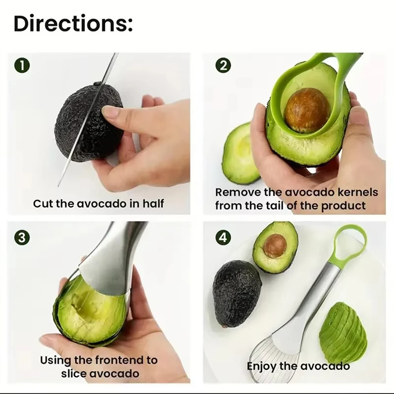 Pemotong Alpukat Stainless Ste - Avocado Slicer Tool ulasan dan harga
