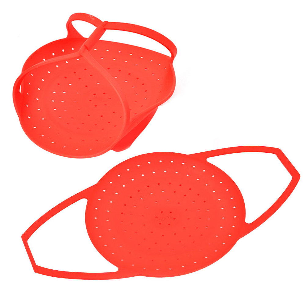 2 Buah Rak Pengukus Silikon Da - Silicone Steamer Basket ulasan dan harga
