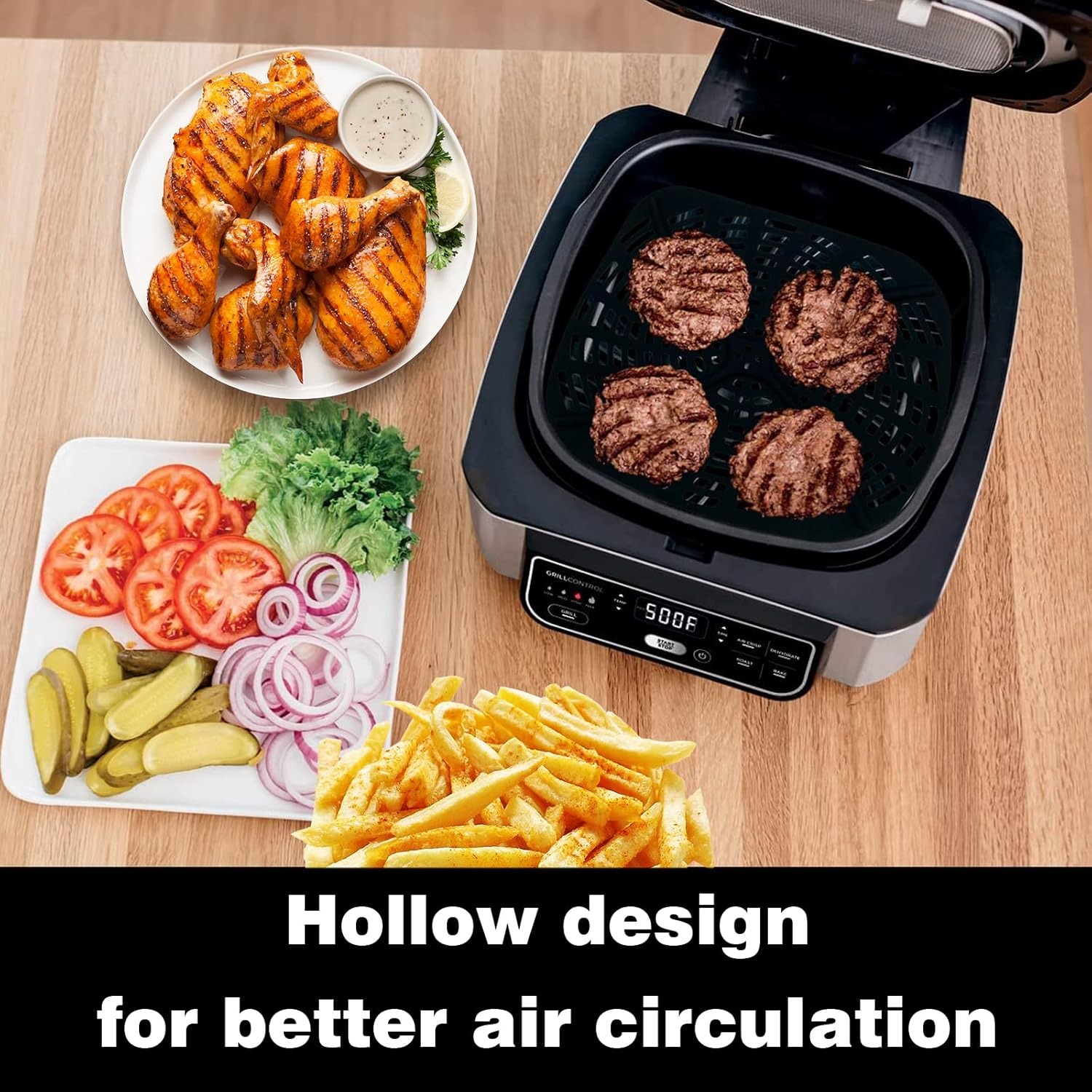 2 Buah Set Pelapis Silikon Dap - Ninja Air Fryer Af300 ulasan dan harga
