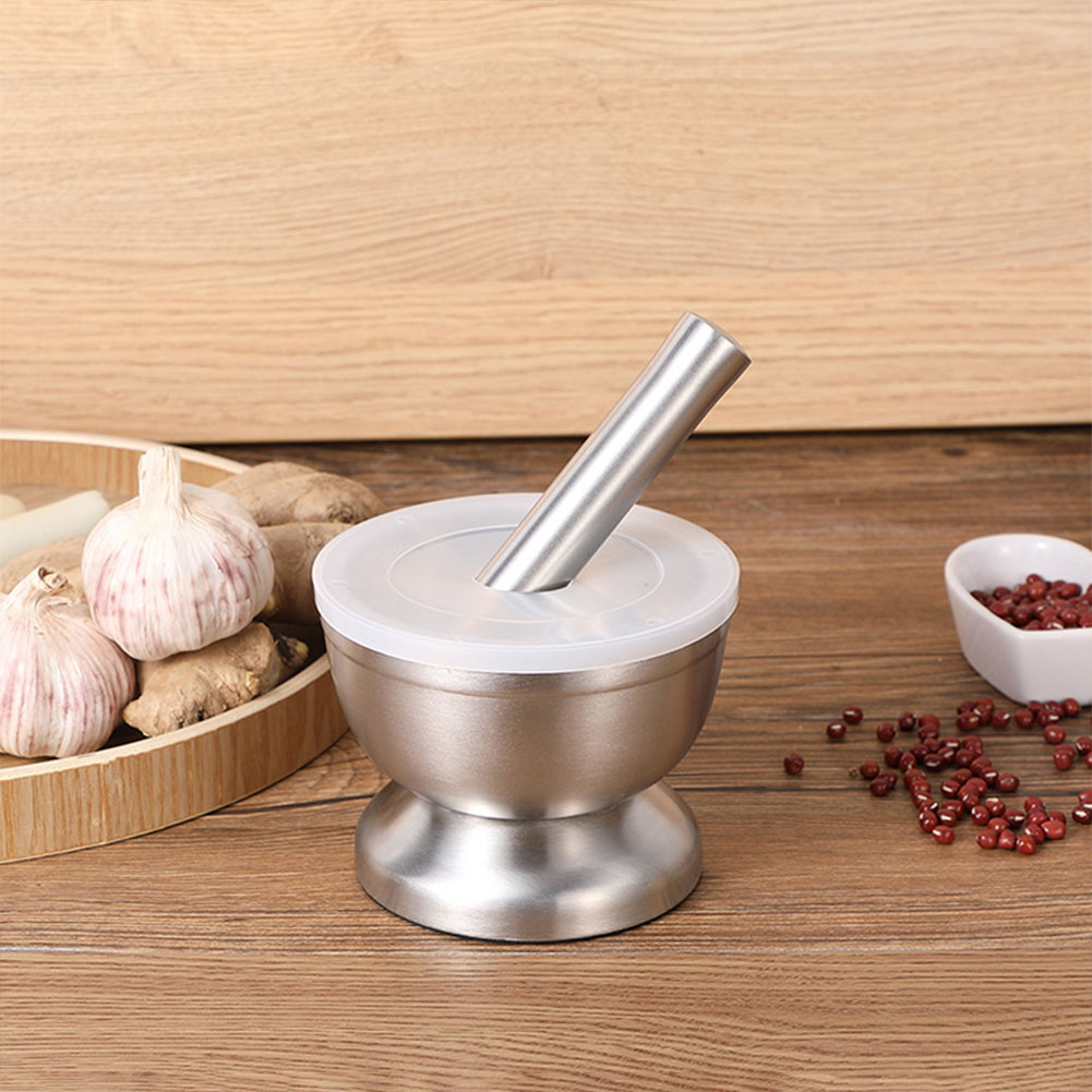 Mortar Pestle Set,Stainless St - Manual Garlic Press ulasan dan harga